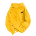 thumbnail image 1 of Maean Womens Sweatshirt Bow Printed Cute Pullover Long Sleeve Lightweight Loose Hoodies Sweatshirts with Pockets, 1 of 7