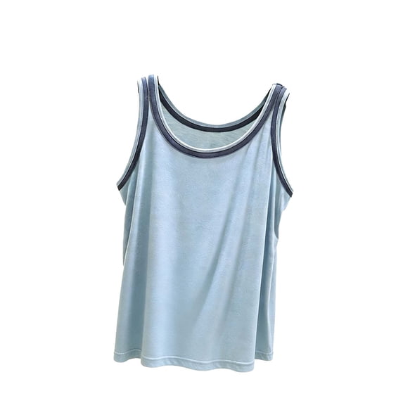 Maean Womens Tank Sleeveless Lounge Camisoles Tops Soft Loose Sleepwear Camisoles Pajamas Tees