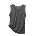 thumbnail image 1 of Maean Womens Tank Sleeveless V Neck Lounge Tops Soft Loose Sleepwear Camisoles Summer Pajamas Tees, 1 of 5