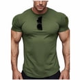 thumbnail image 1 of Maean Workout Tee for Mens Short Sleeve Muscle Shirt Gym Athletic Tees Breathable Stretchy Comfy Tshirts, 1 of 7