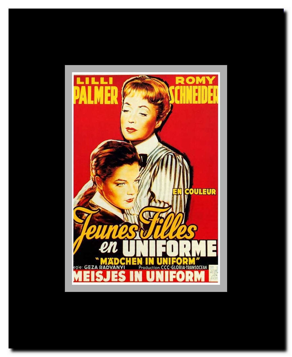 Maedchen in Uniform Framed Movie Poster