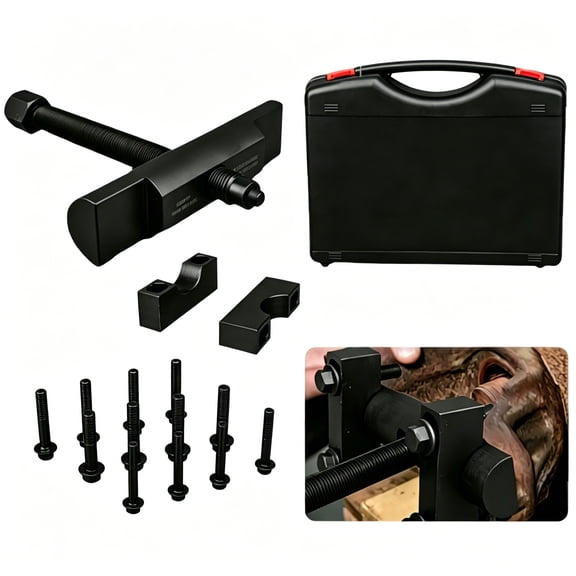 Maeklon 60050 Heavy-Duty Yoke Puller Kit, Multi-Use Bearing Remover for Class 6-8 Semi & Commercial Trucks