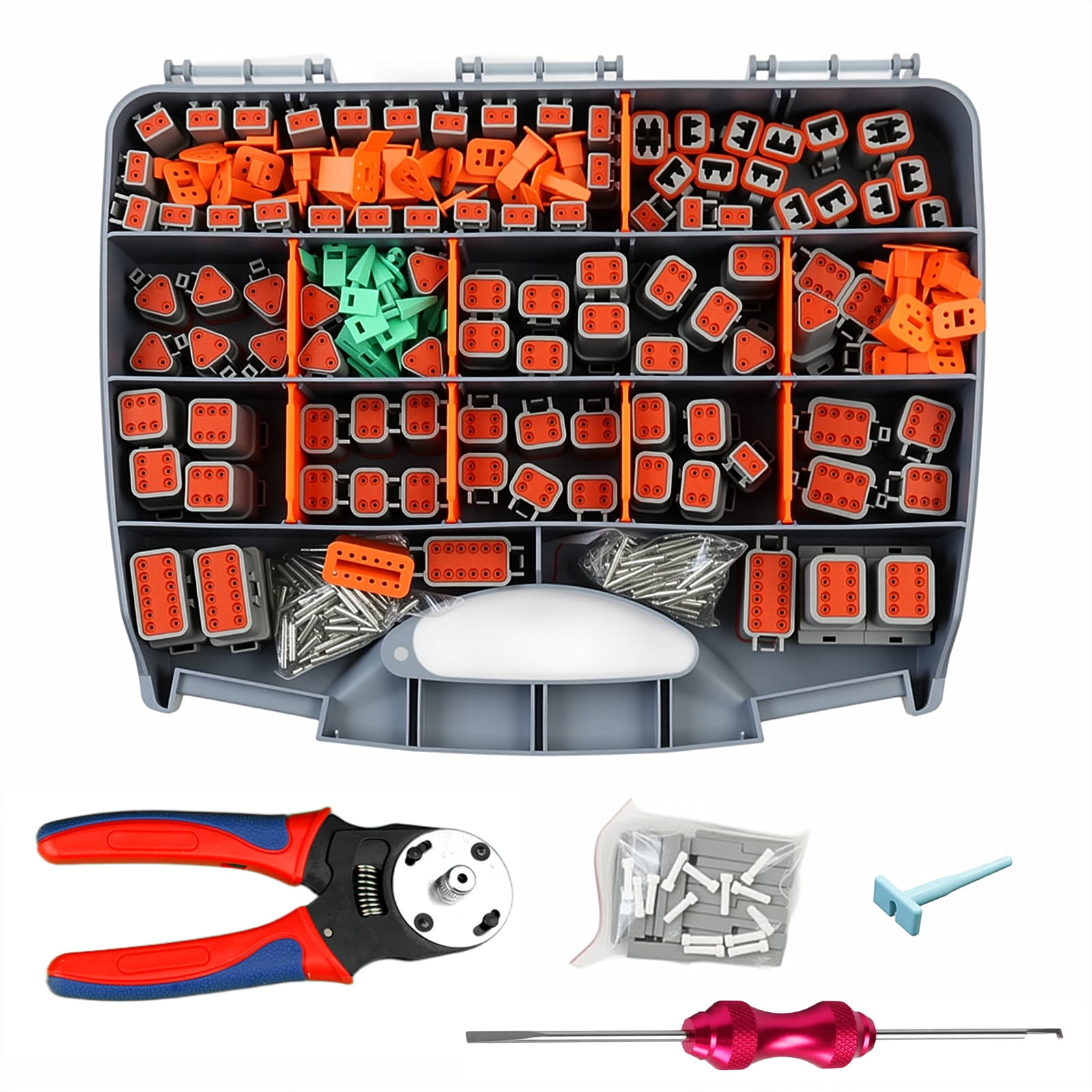 Ratning Tools Maeklon 660 Pcs Deutsch Connector Kit with Crimping Tools, Waterproof ...