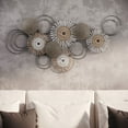thumbnail image 1 of Maela Contemporary Abstract Plate Metal Wall Art, 1 of 6