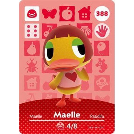 Maelle - Nintendo Animal Crossing Happy Home Designer Series 4 Amiibo Card - 388