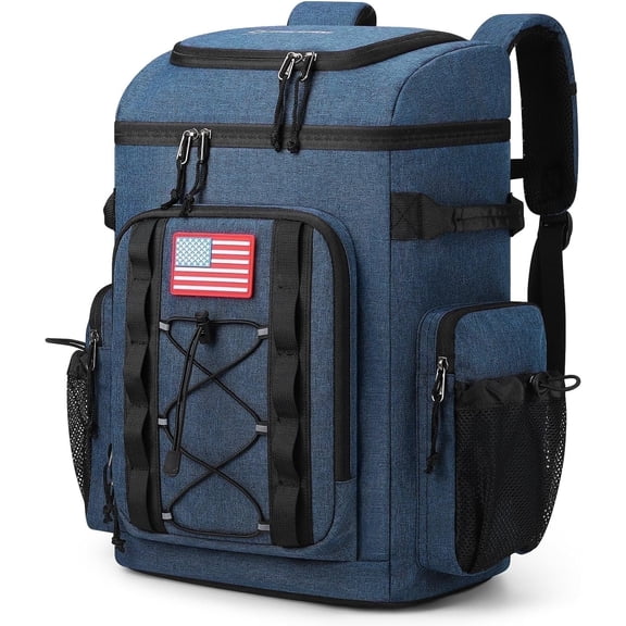 Maelstrom Backpack Cooler,Soft Lightweight Leakproof Cooler Backpack,35/50 Can Insulated Cooler Bag
