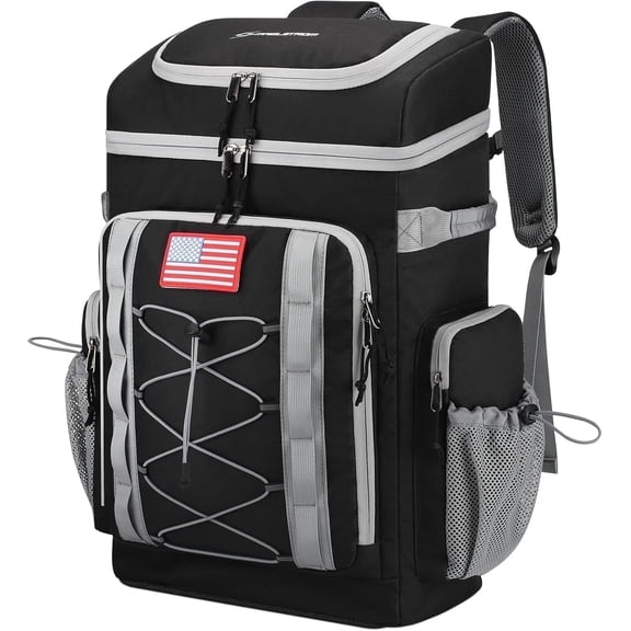 Maelstrom Backpack Cooler,Soft Lightweight Leakproof Cooler Backpack,35/50 Can Insulated Cooler Bag