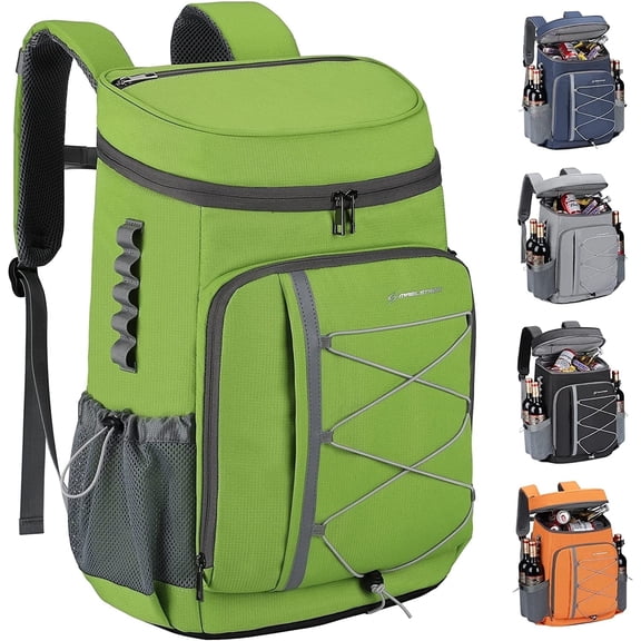 Maelstrom Cooler Backpack - 35/50 Can Insulated Soft Cooler Lunch Bag for Camping, Beach, Hiking & Shopping