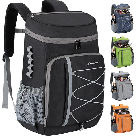 Maelstrom Cooler Backpack - 35/50 Can Insulated Soft Cooler Lunch Bag for Camping, Beach, Hiking & Shopping