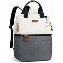 Maelstrom Cooler Backpack, 36 Cans Insulated Backpack Cooler, Soft Leakproof Double Deck Cooler Bag, Lightweight Lunch Backpack for Men & Women,Perfect for Beach Travel, Camping & Work-Black