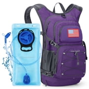 Maelstrom Hydration Backpack, Hiking Backpack with 3L Water Bladder, High Flow Bite Valve Water Backpack Lightweight
