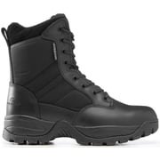 Maelstrom Military Tactical Work Waterproof Boots with Side Zipper, Black, Size 11.5W
