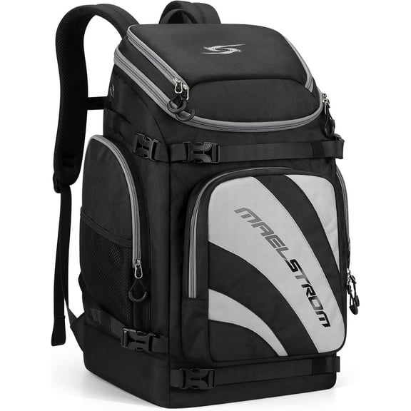Maelstrom Ski Boot Bag,55L Large Ski Boots Travel Backpack for Men Women,Waterproof Snowboard Boot Bag for Skis Accessories