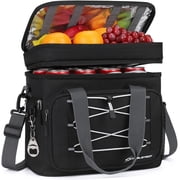 Maelstrom Soft Cooler Bag,Collapsible Soft Sided Cooler,24/30/60/75 Cans Beach Cooler,Ice Chest,Large Leakproof Camping Cooler,Portable Travel Cooler for Grocery Shopping,Camping,Road Trips