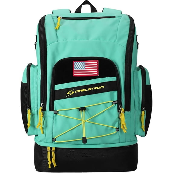 Maelstrom Swim Backpack,35L Swimming bag with Separate Shoes Compartment