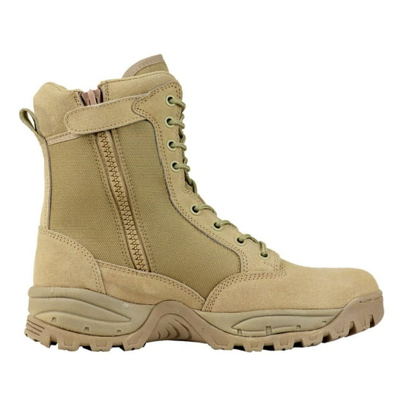 Maelstrom Tac Force Mens 8in Boot w/ Zipper, Non-Insulated, Wide, 13, T