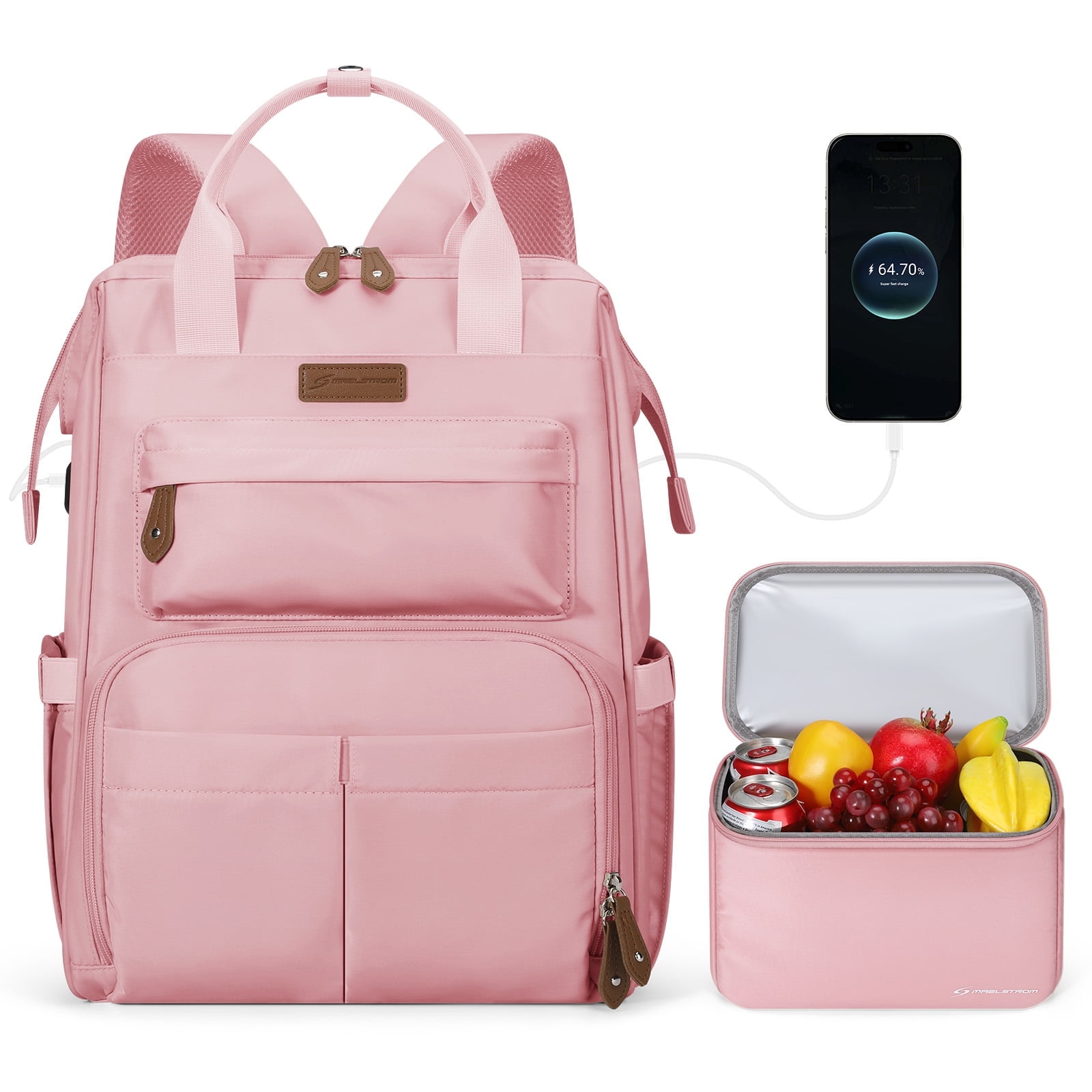 Maelstrom Travel Backpack for Women Men,Laptop Backpack Fits 15.6-17.3 Inch Laptop Water Resistant Carry On Backpack