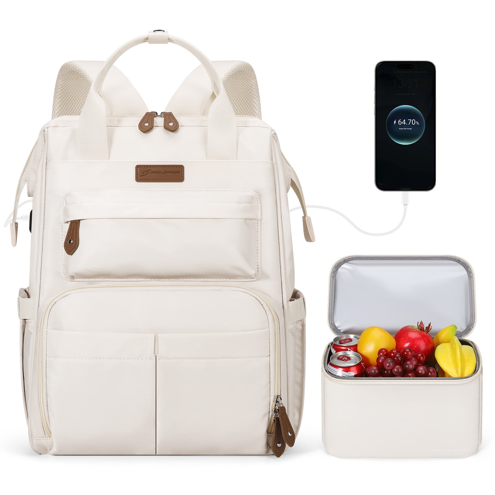 Maelstrom Travel Backpack for Women Men,Laptop Backpack Fits 15.6-17.3 Inch Laptop Water Resistant Carry On Backpack