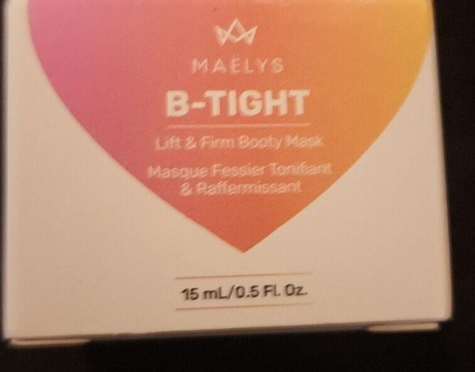 Maelys B-Tight Lift and Firm Booty Mask 15mL 0.5oz TRAVEL Mini SIZE New 