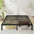 thumbnail image 1 of Maenizi 10 Inch California King Bed Frames Heavy Duty Metal Cal King Platform with Steel Slats Support, No Box Spring Needed, Noise Free, Black, 1 of 7