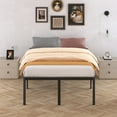 Maenizi 22 inch High King Bed Frame with Rounded Corner Legs Heavy Duty