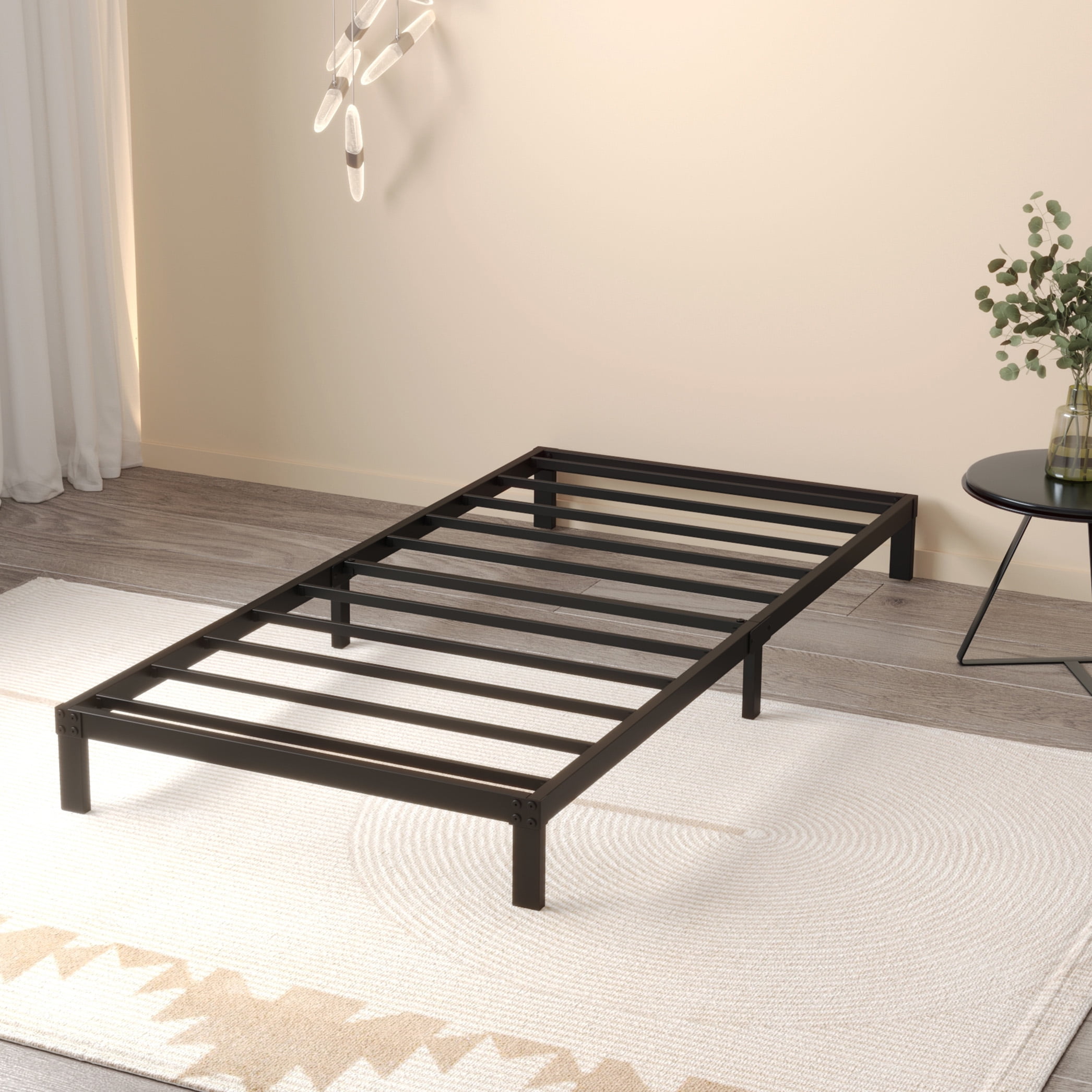 Maenizi 6 inch Low Profile Twin Bed Frames Heavy Duty Metal Twin