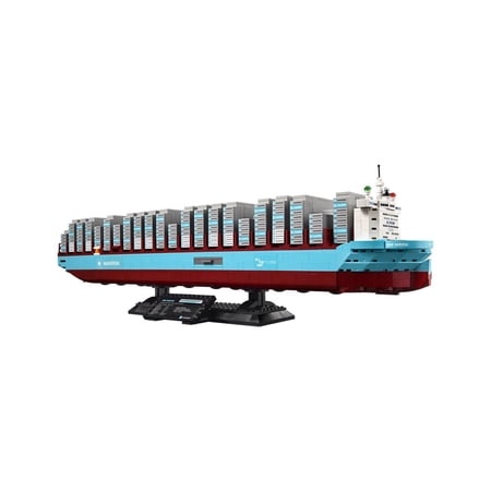 Maersk Container Cargo Ship Building Blocks, 1516PCS Large Freight Vessel Decor Brick Model, Adult DIY Collectible Marine Construction Toy