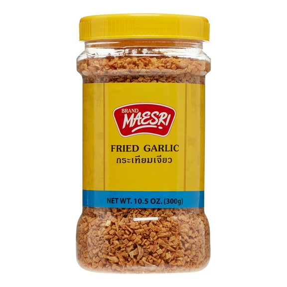 Maesri Fried Garlic, 10.5 oz Bottle