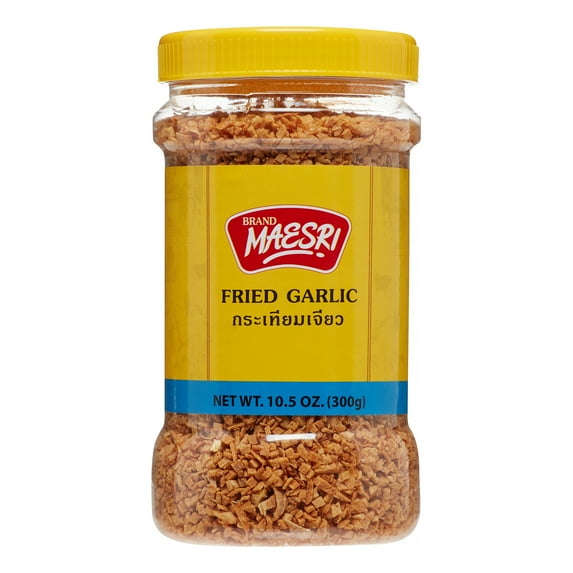 Maesri Fried Garlic, 10.5 oz Bottle
