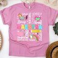 thumbnail image 1 of Maestra Bilingual Teacher T-Shirt, Colorful Inspirational Word Art, Unisex Tee, Azalea, Size 5XL, 1 of 6