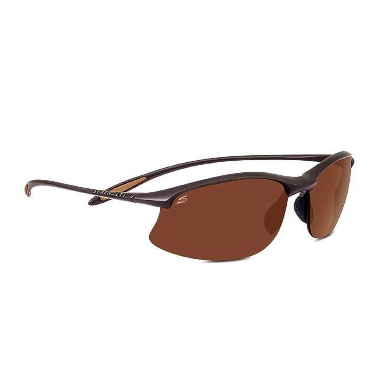 Maestrale Polar PhD Drivers Sunglasses, Sanded Dark Brown  display picture 1