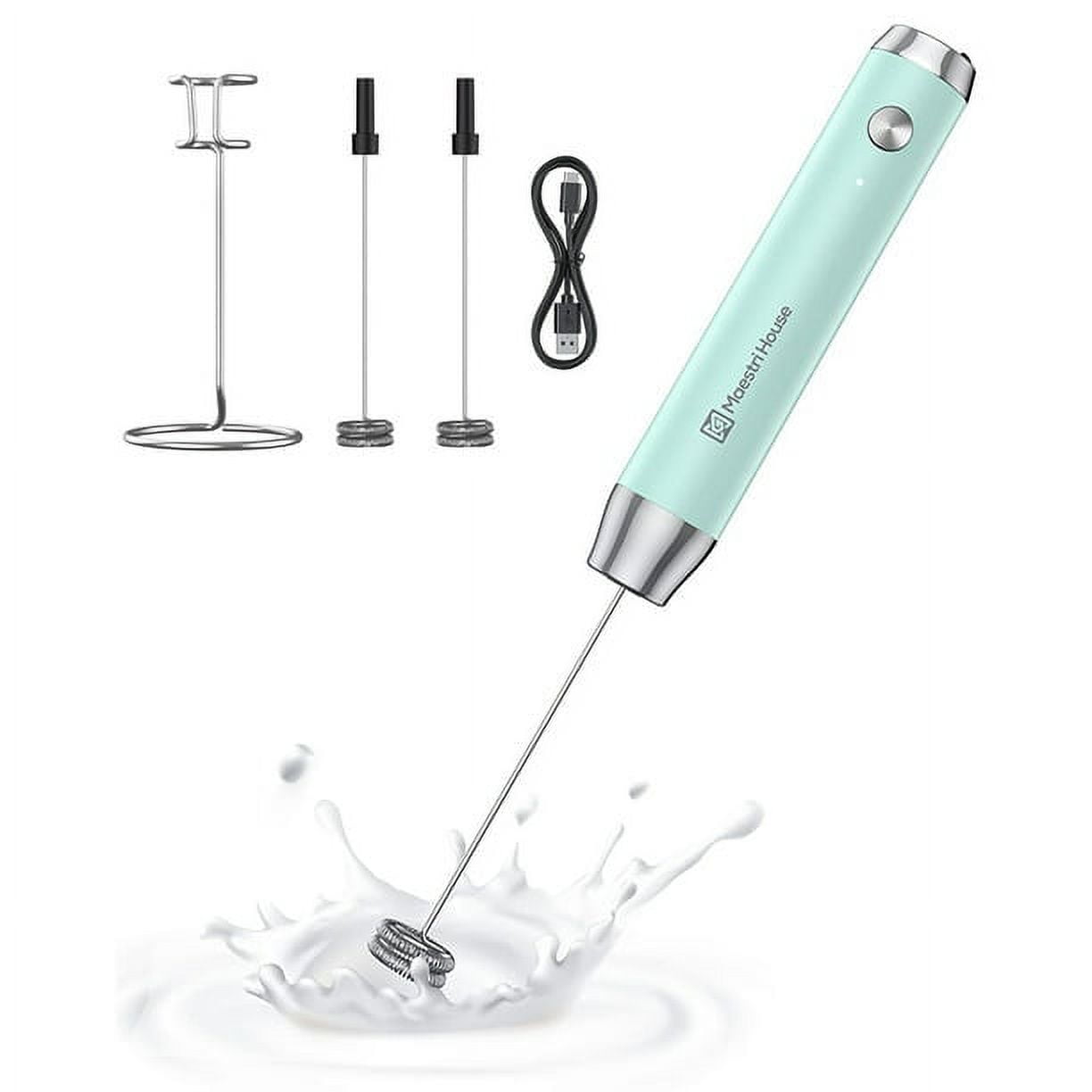 Buy Wholesale China 2023 Portable Rechargeable Milk Frother Automatic  Handheld Foam Maker Electric Milk Frother With Stand & Milk Frothers at USD  4.47