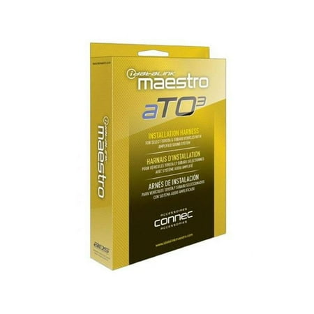 Maestro - Amplifier Replacement T-Harness for Select Toyota and Subaru Vehicles - Black