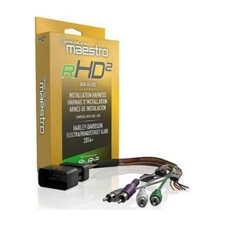 Maestro - Plug and Play T-Harness for newer Harley Davidson Motorcycles - Black