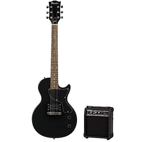 Maestro Single Cutaway Electric Guitar Black - Walmart.com