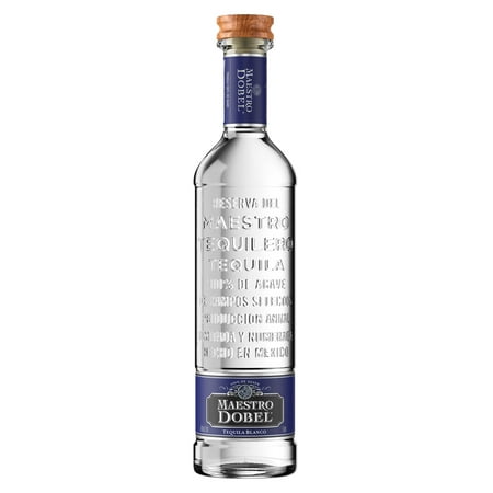 Maestro Dobel Blanco Blanco Tequila, 750 ml Glass Bottle, 40% ABV