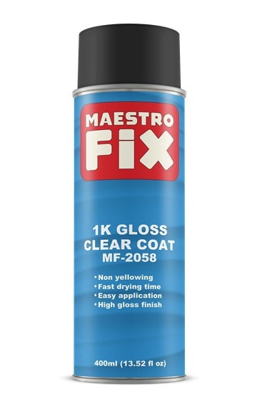 Maestro Fix 1K Clearcoat, Aerosol, 13.5 oz