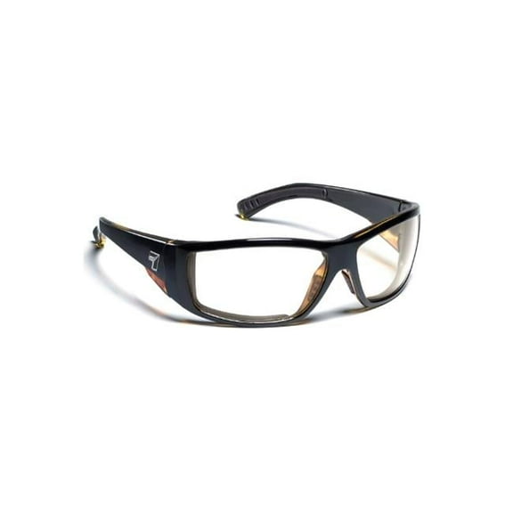 Maestro Sharp View Clear Sunglasses- Black Tortoise - Medium & Large