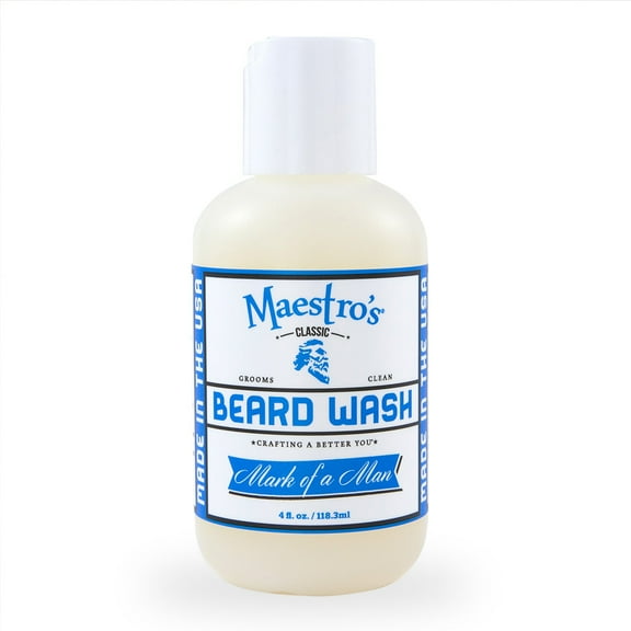 Maestro's Classic Mark of a Man Blend Beard Wash, 4oz