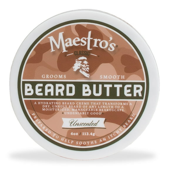 Maestro's Classic Modest Blend Beard Butter, 4oz