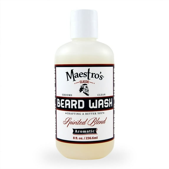 Maestro's Classic Spirited Blend Beard Wash, 8oz