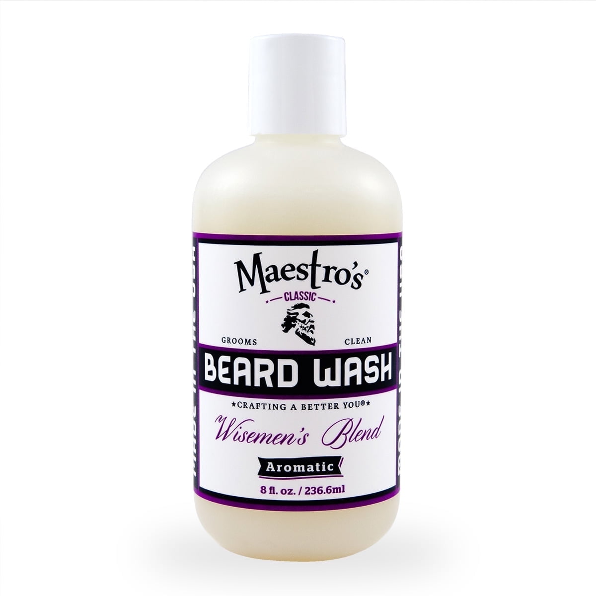 Maestro's Classic Wisemen's Blend Beard Wash, 8oz