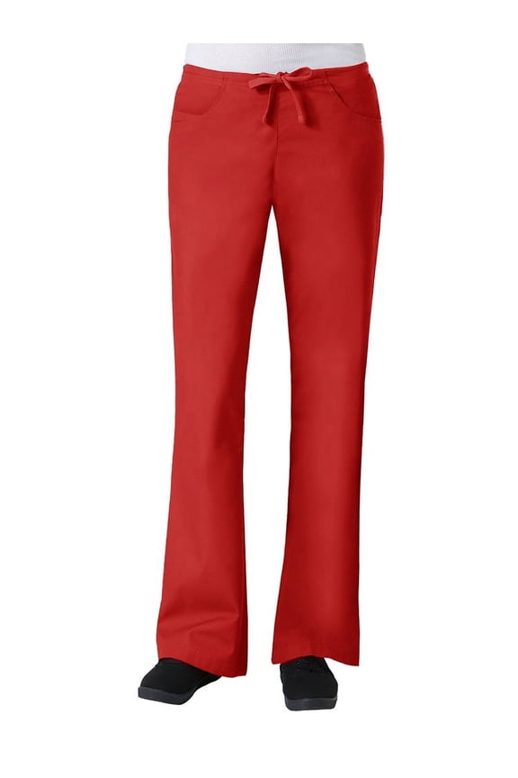 9026 Classic Flare Pant Red S Petite
