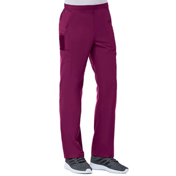 Maevn EON Mens Half Elastic Fly Front 8-Pocket Cargo Scrub Pants