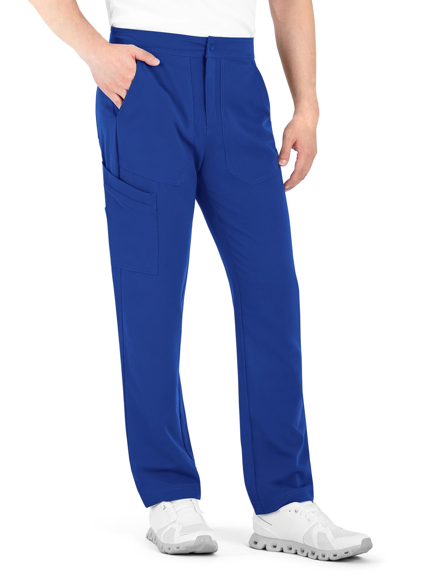 Medical Sign Rn Maevn Matrix Pro Men's Half Elastic Waistband Medical Scrub Cargo Pant ...