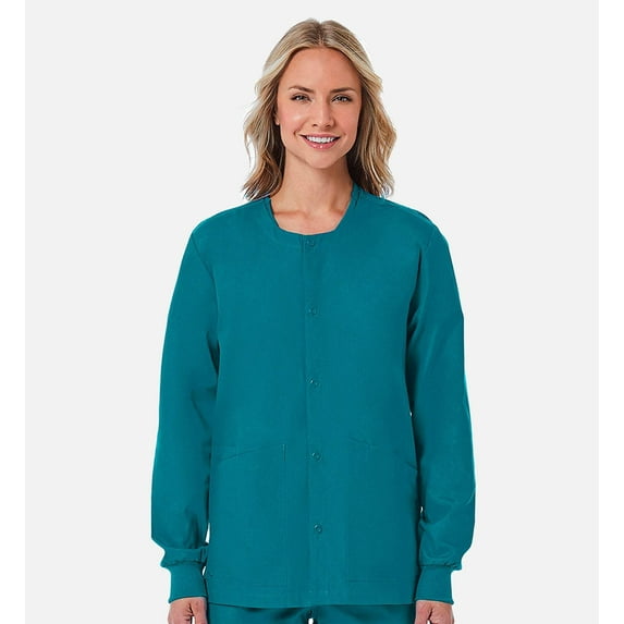 Maevn Red Panda Unisex Snap Scrub Jacket