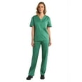 thumbnail image 1 of Maevn Red Panda Unisex V-Neck Scrub Top & Unisex Basic Scrub Pant Set, 1 of 1