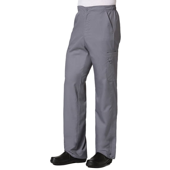 Maevn Uniforms Men's Half-Elastic Drawstring Waist Cargo Scrub Pant