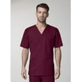 thumbnail image 1 of Maevn Uniforms Men's V-Neck Mesh Panel Solid Scrub Top, 1 of 4