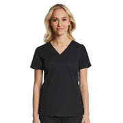 Maevn Womens Eon Sport Sporty & Comfy Multi Pocket V-neck Top